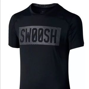 Nike Pro Swoosh Fitted Shirt, Boys Gray Size S